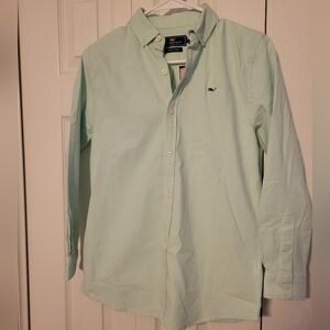 Vineyard Vines Green Casual Button Down Shirt